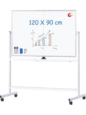 Quadro Magnético Móvel de Dupla Face - 120 x 90 cm